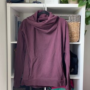 Lululemon maroon long sweatshirt